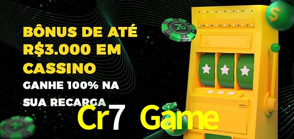 Cr7 Game melhor bônus de depósito