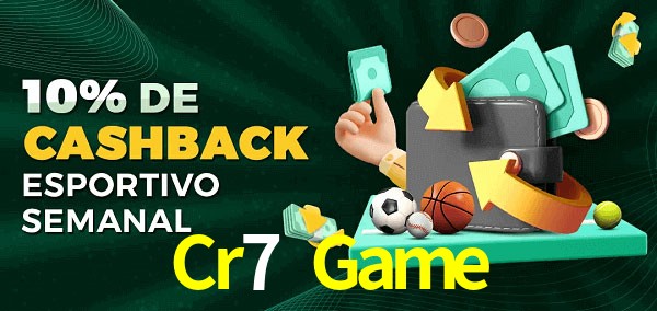 10% de bônus de cashback na Cr7 Game